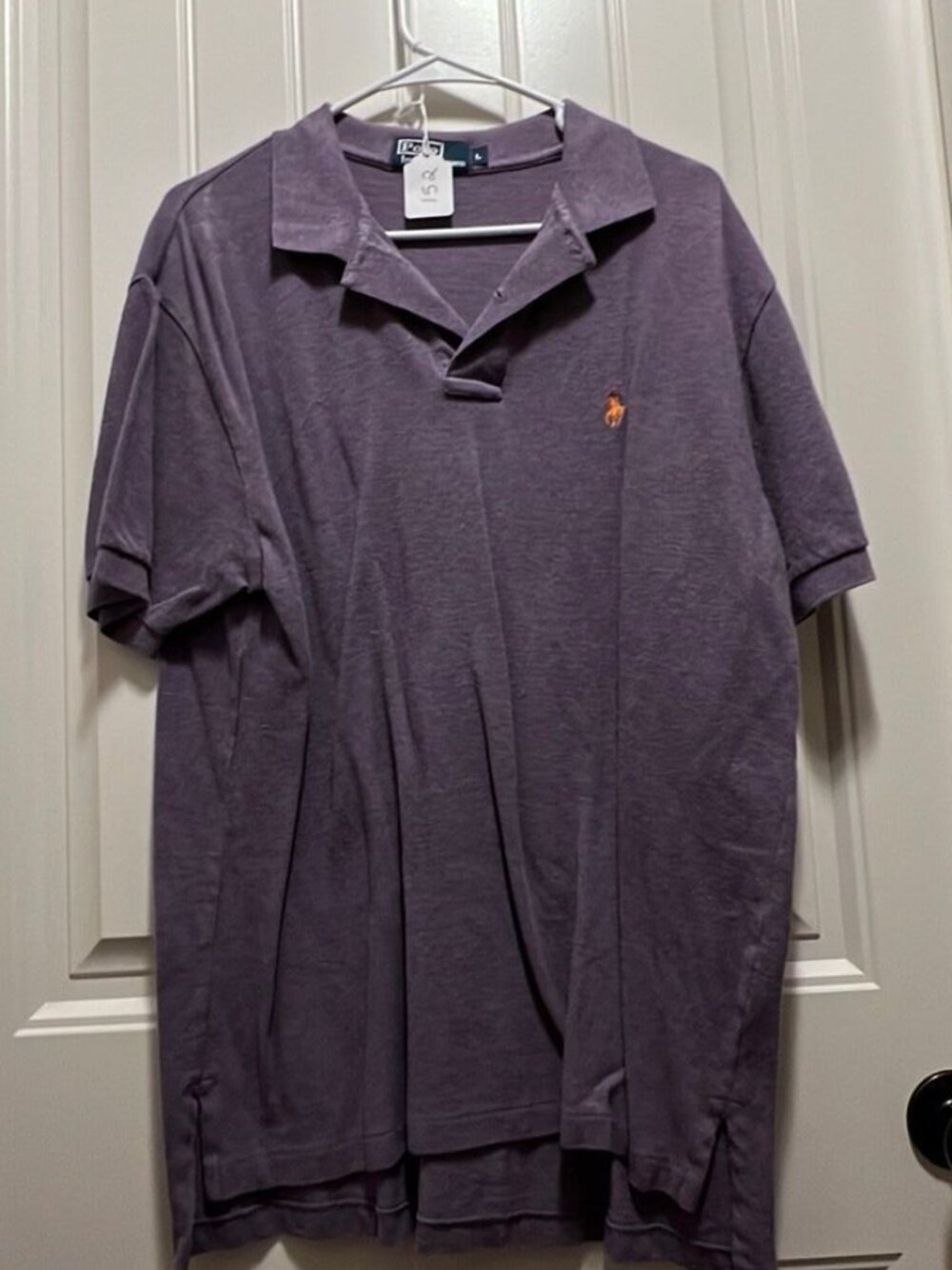 Men's Polo (Ralph Lauren) Shirt Purple Size L